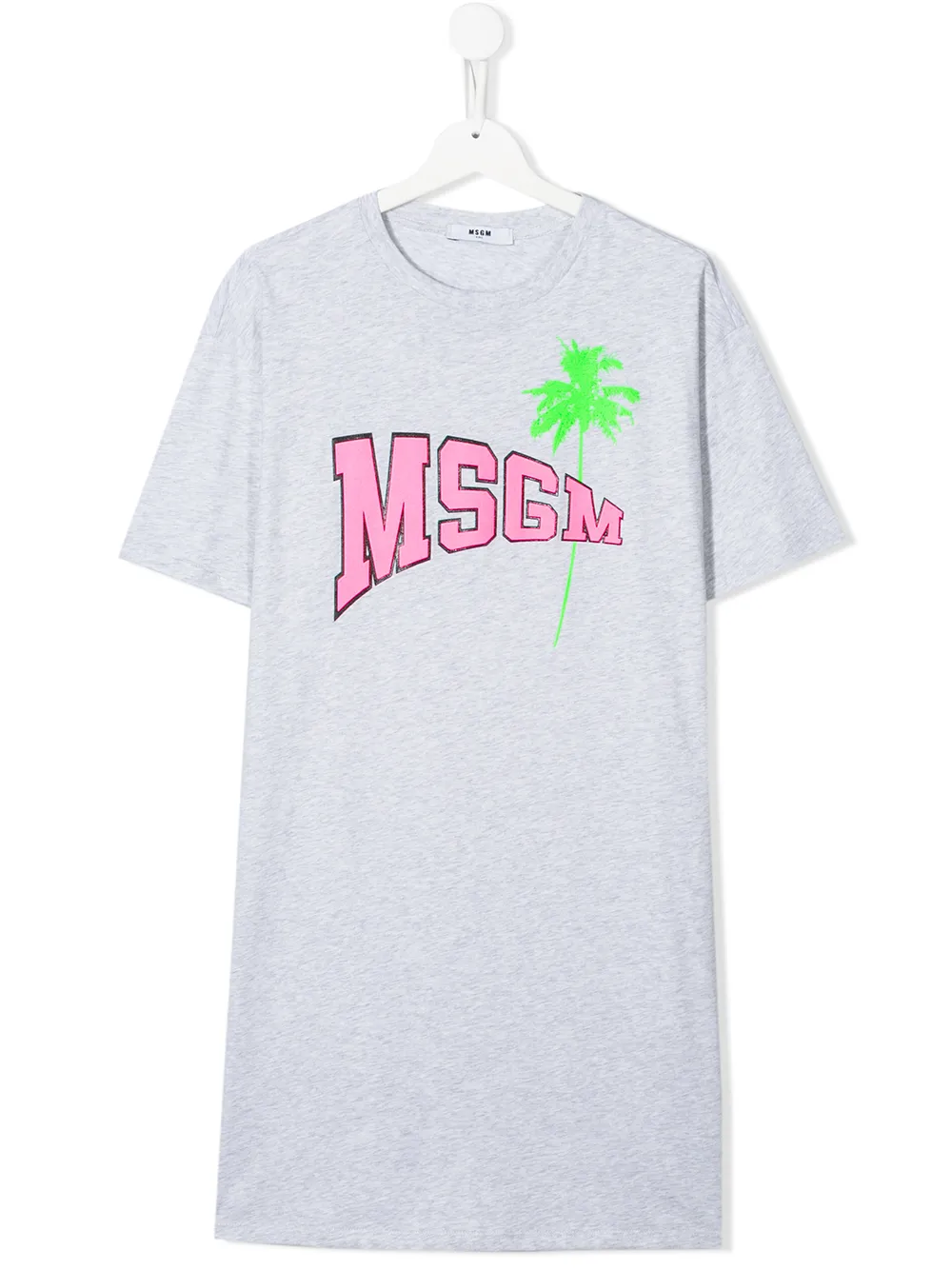 Msgm Kids платье-футболка с логотипом Msgm Kids платье-футболка с логотипом