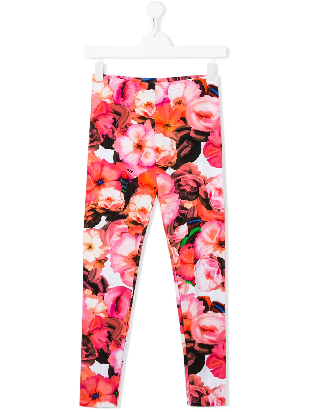 Msgm Kids легинсы с цветочным принтом Msgm Kids легинсы с цветочным принтом
