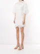 Carolina Herrera puff-sleeve lace dress