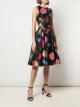 Carolina Herrera فستان ميدي بطبعة زهور