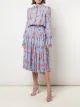 الصورة 2 من Carolina Herrera تنورة ميدي بطبعة زهور
