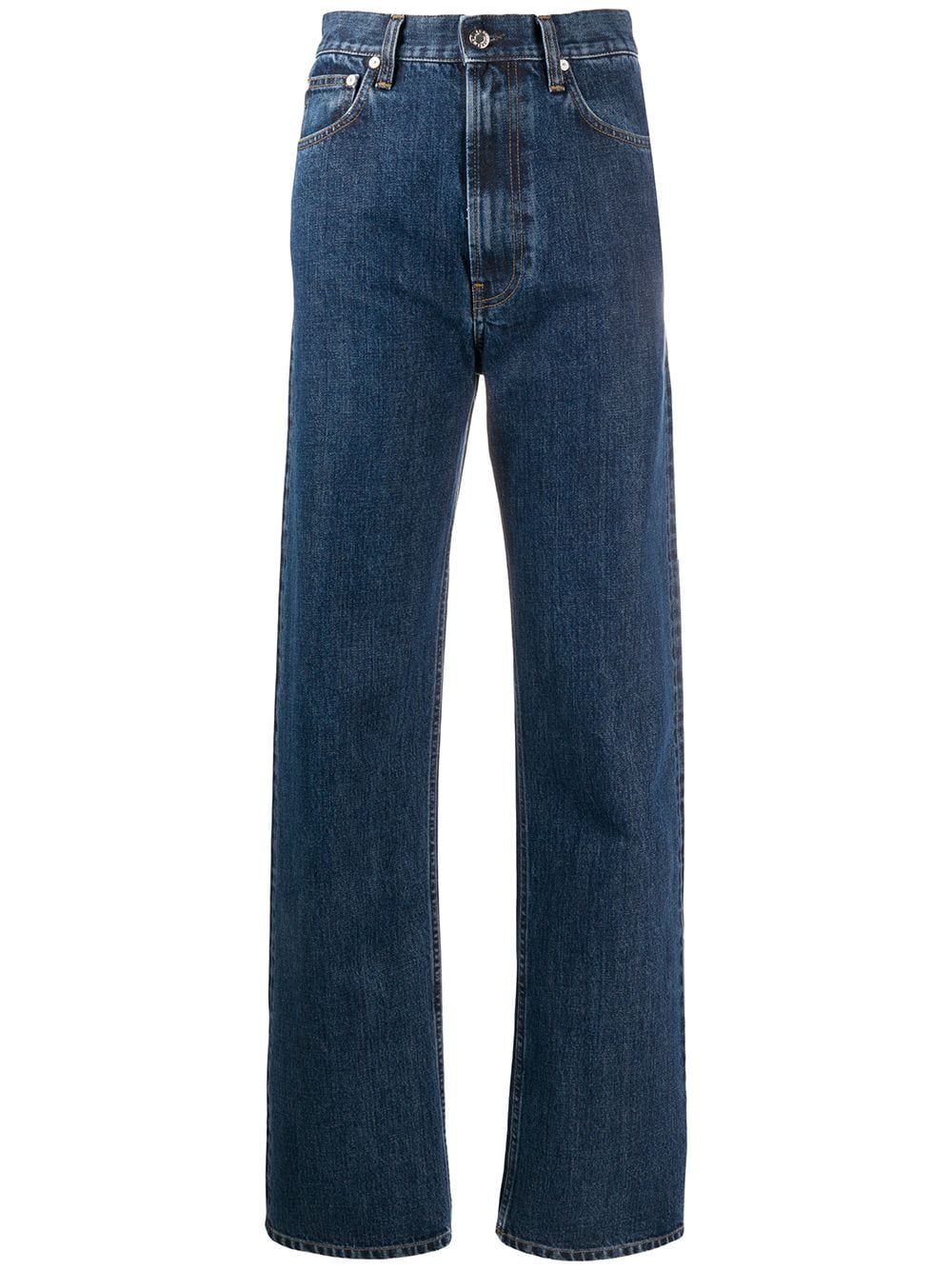фото Helmut lang джинсы femme прямого кроя с завышенной талией