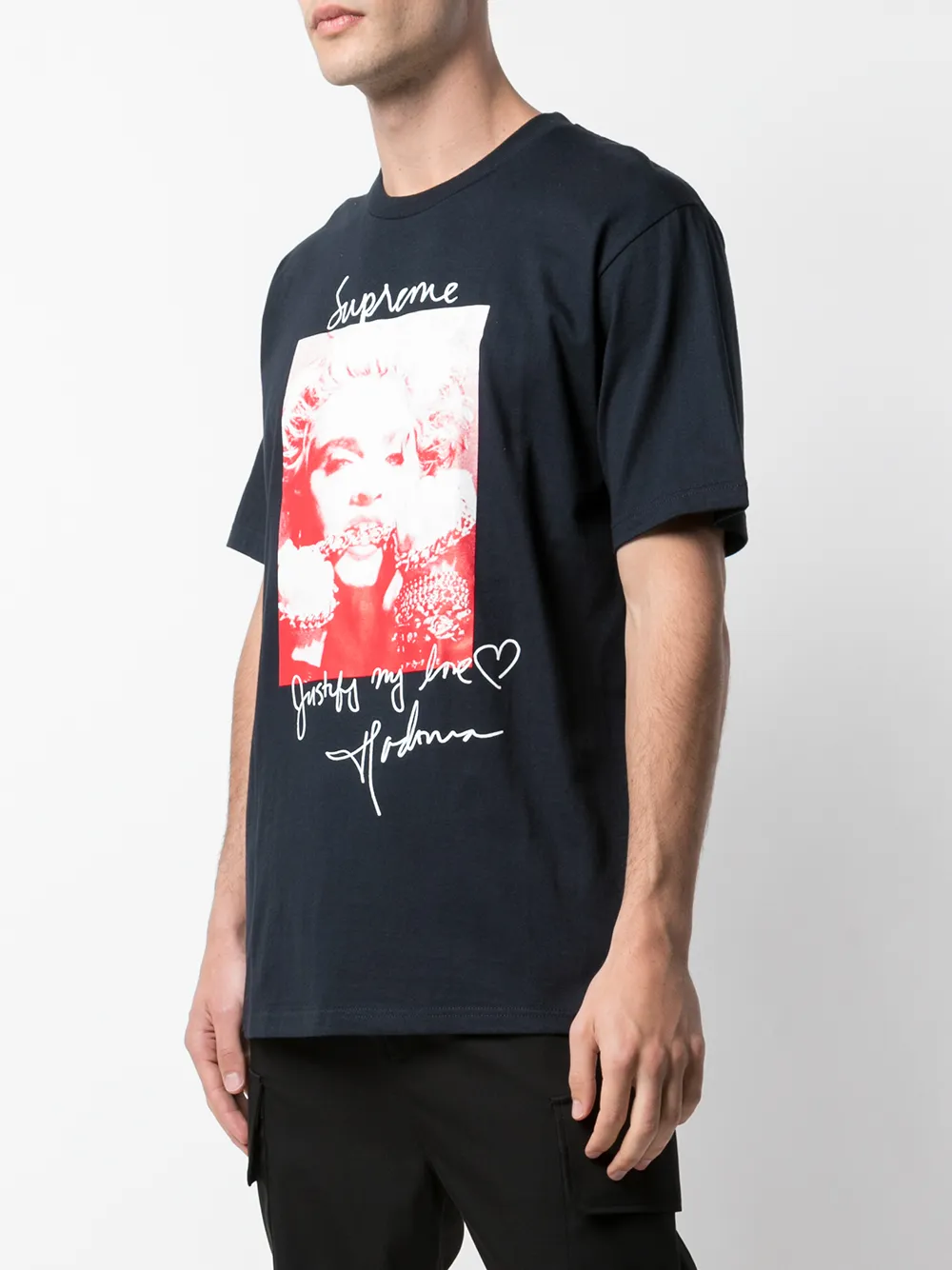 18AW Supreme MadonnaTeeマドンナTシャツ黒804N△-