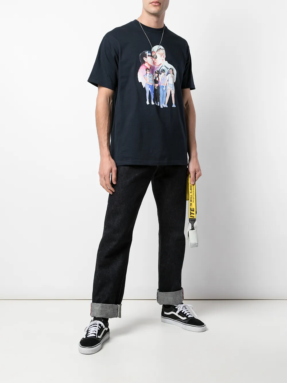 Supreme T-shirt met print - Blauw