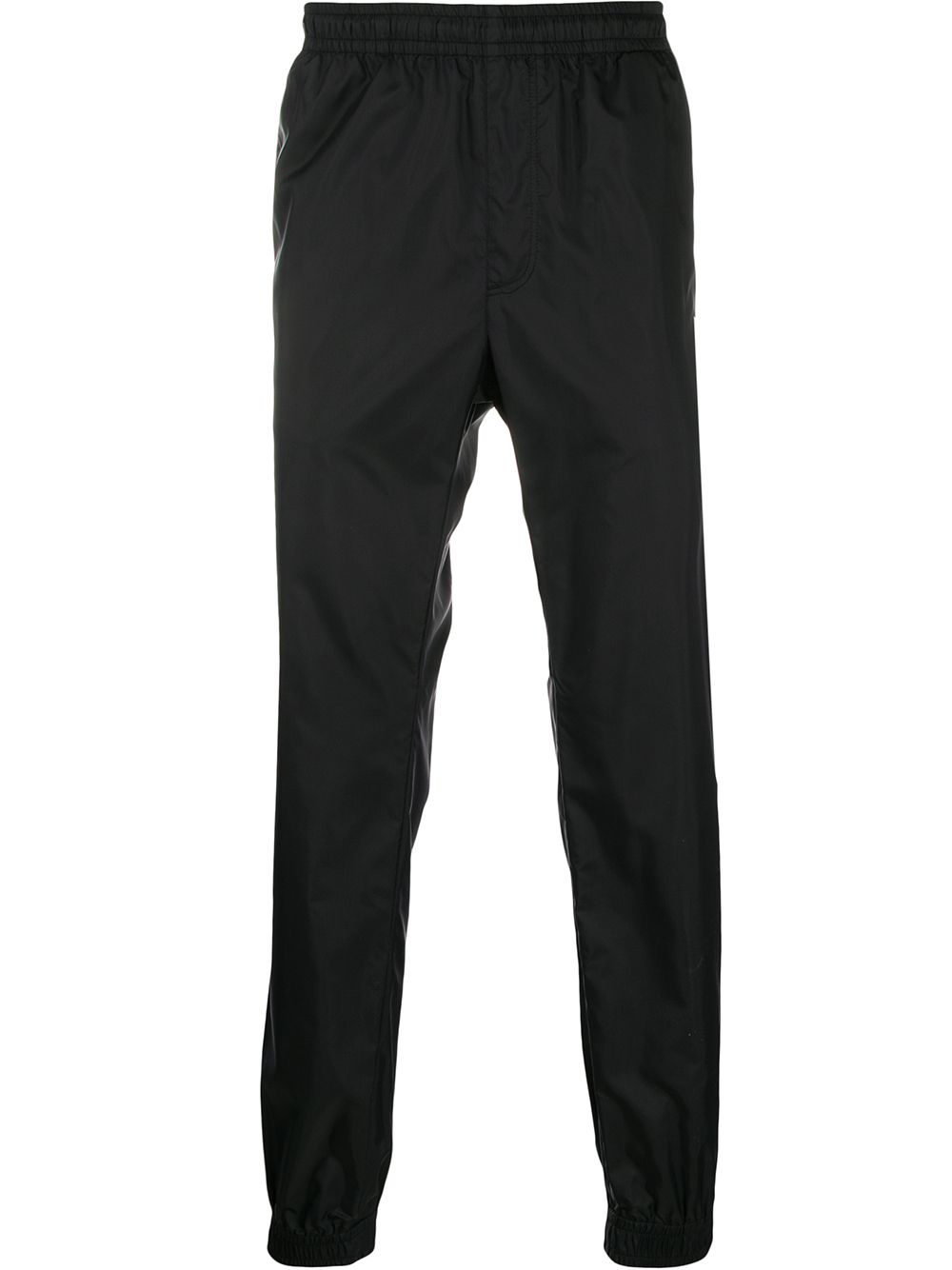 Shop Versace Logo Tape Track Pants In Black