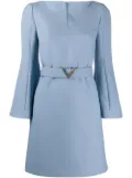 Valentino Garavani V belted dress - Blue