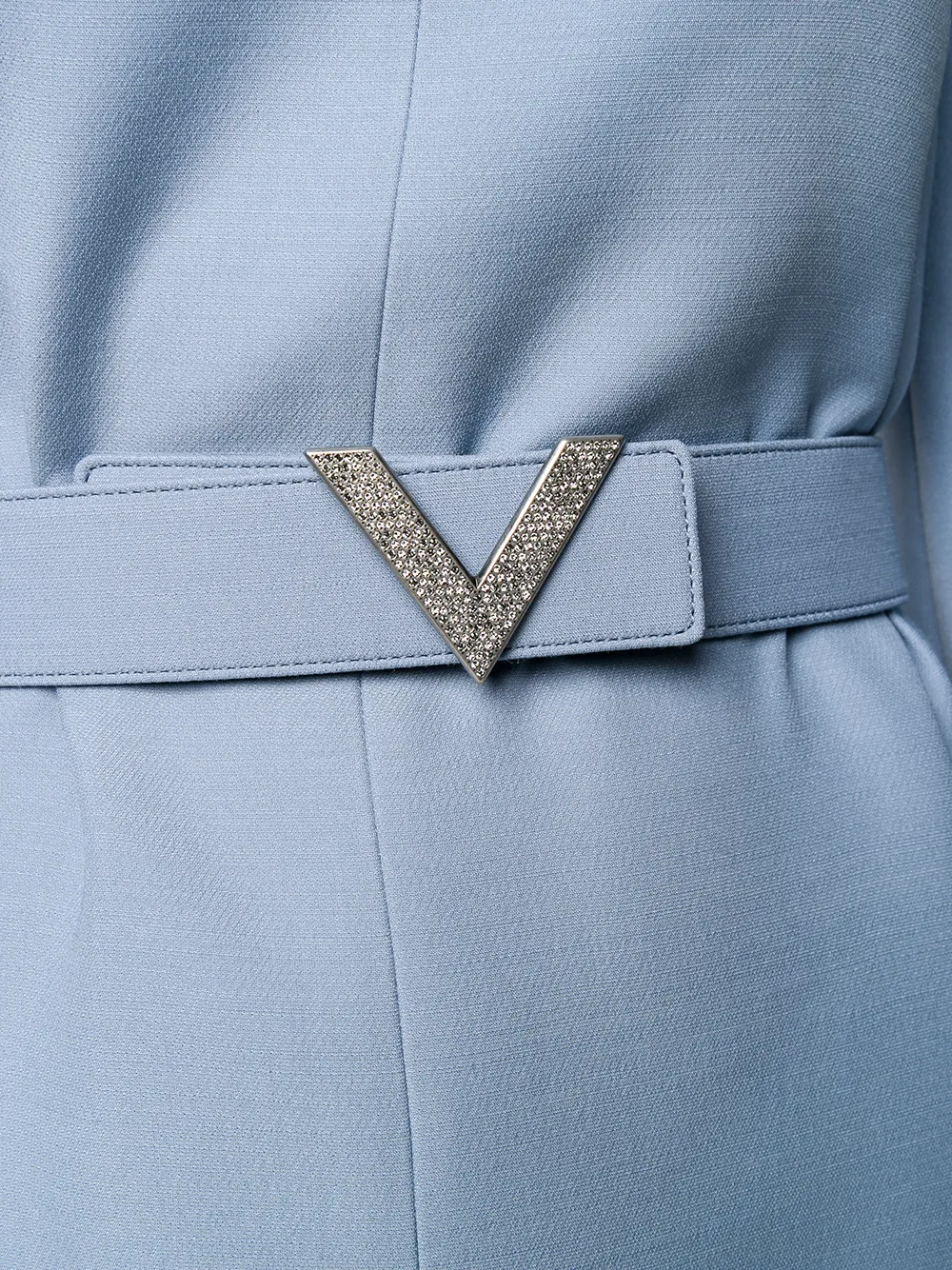 Valentino Garavani Jurk met riem Blauw