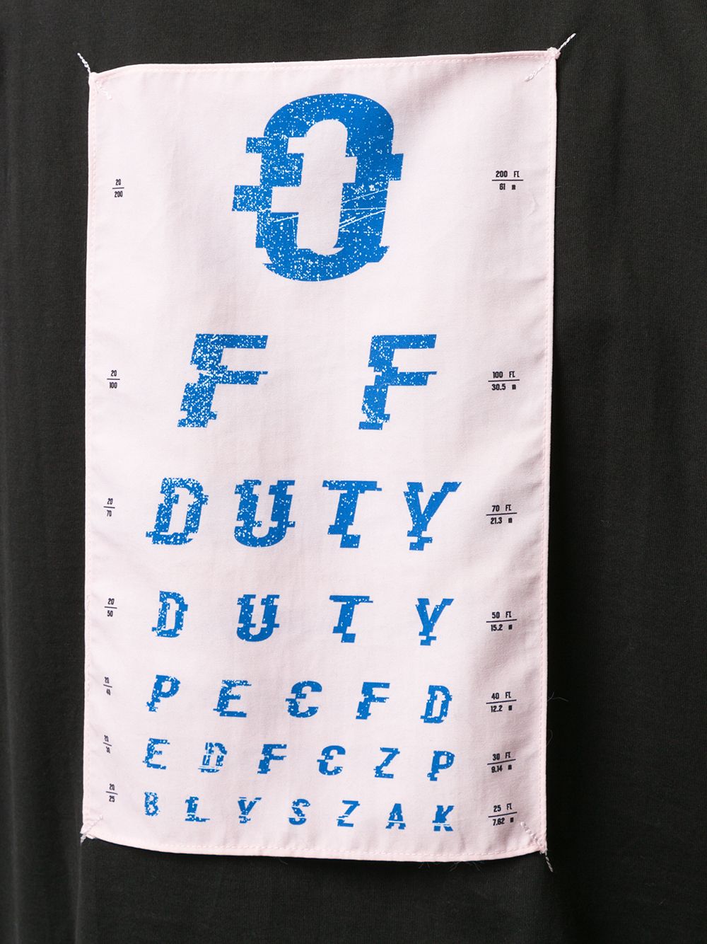 фото Off duty футболка optical из коллаборации с blyszak