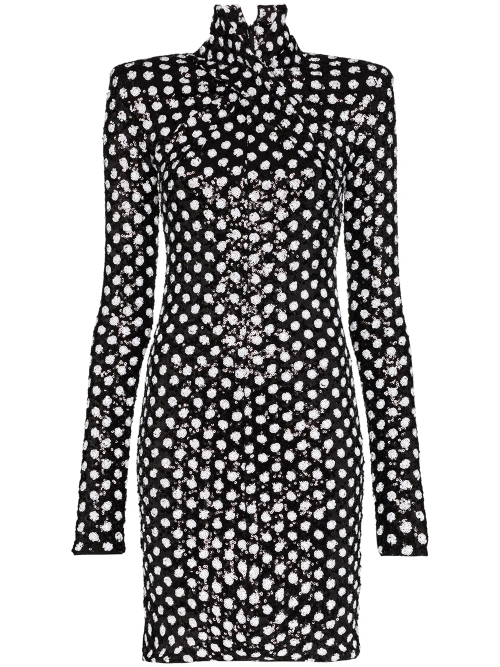 RICHARD QUINN SEQUINNED MINI DRESS