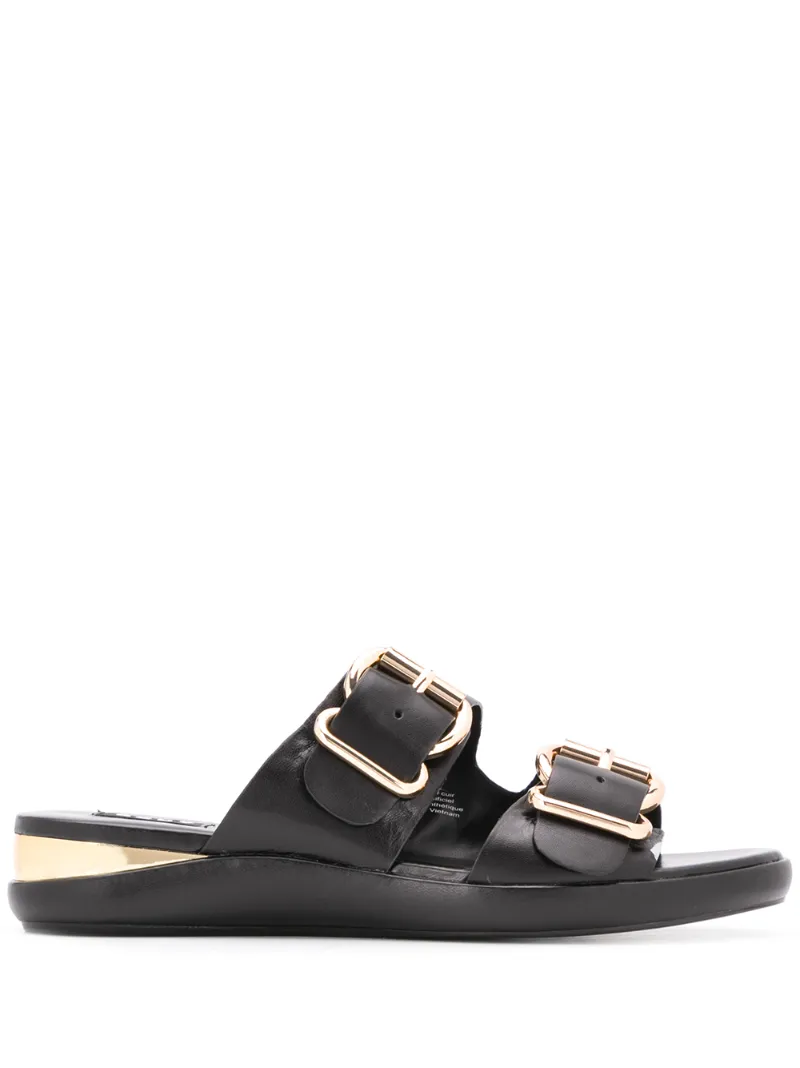 dkny flat sandals