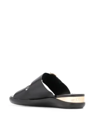 buckled slip-on sandals展示图