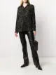 الصورة 2 من Saint Laurent قميص مخملي لامع