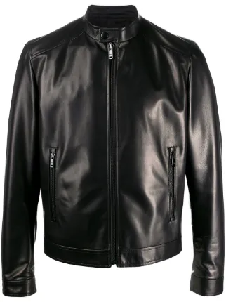 prada leather biker jacket