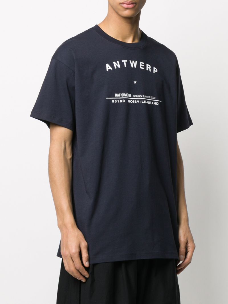 RAF SIMONS 20SS ANTWERP TOUR TEE L-