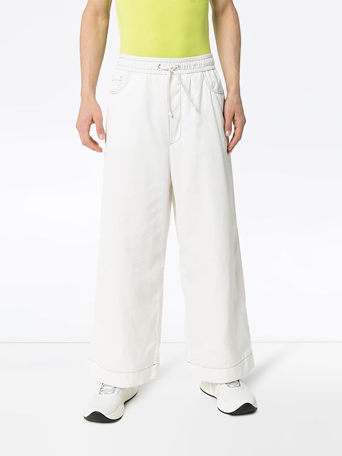 Loose fit elasticated trousers Clearance