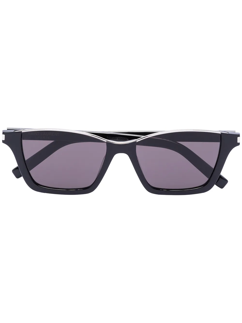 SAINT LAURENT BLACK DYLAN RECTANGULAR SUNGLASSES