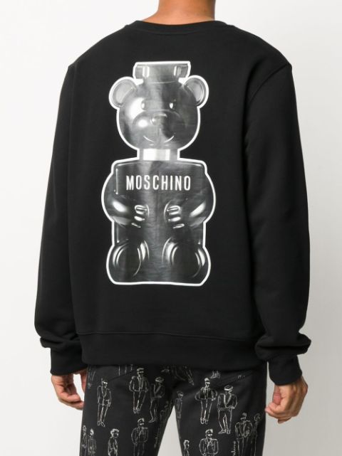 Shop Moschino Toy Boy logo-print sweatshirt with Express Delivery ...