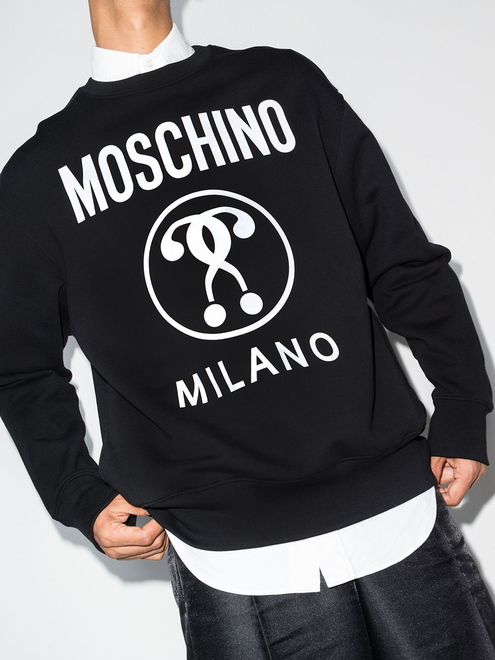 фото Moschino толстовка с логотипом