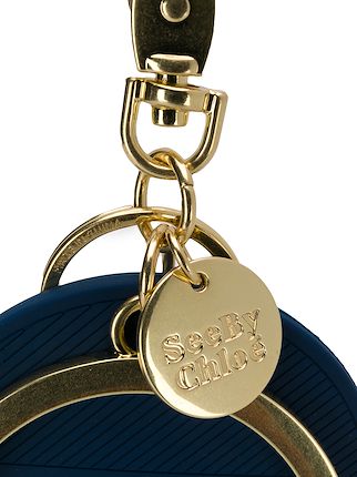 logo embossed key charm keyring展示图