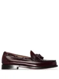 G.H. Bass & Co. Weejun Larkin tassel-trimmed leather loafers - Brown
