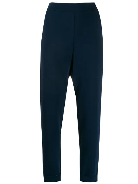 P.A.R.O.S.H. elasticated slim-fit trousers