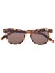 Image 1 of Saint Laurent Eyewear Havana frame tortoiseshell sunglasses