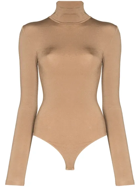 Wolford Colorado turtleneck thong bodysuit
