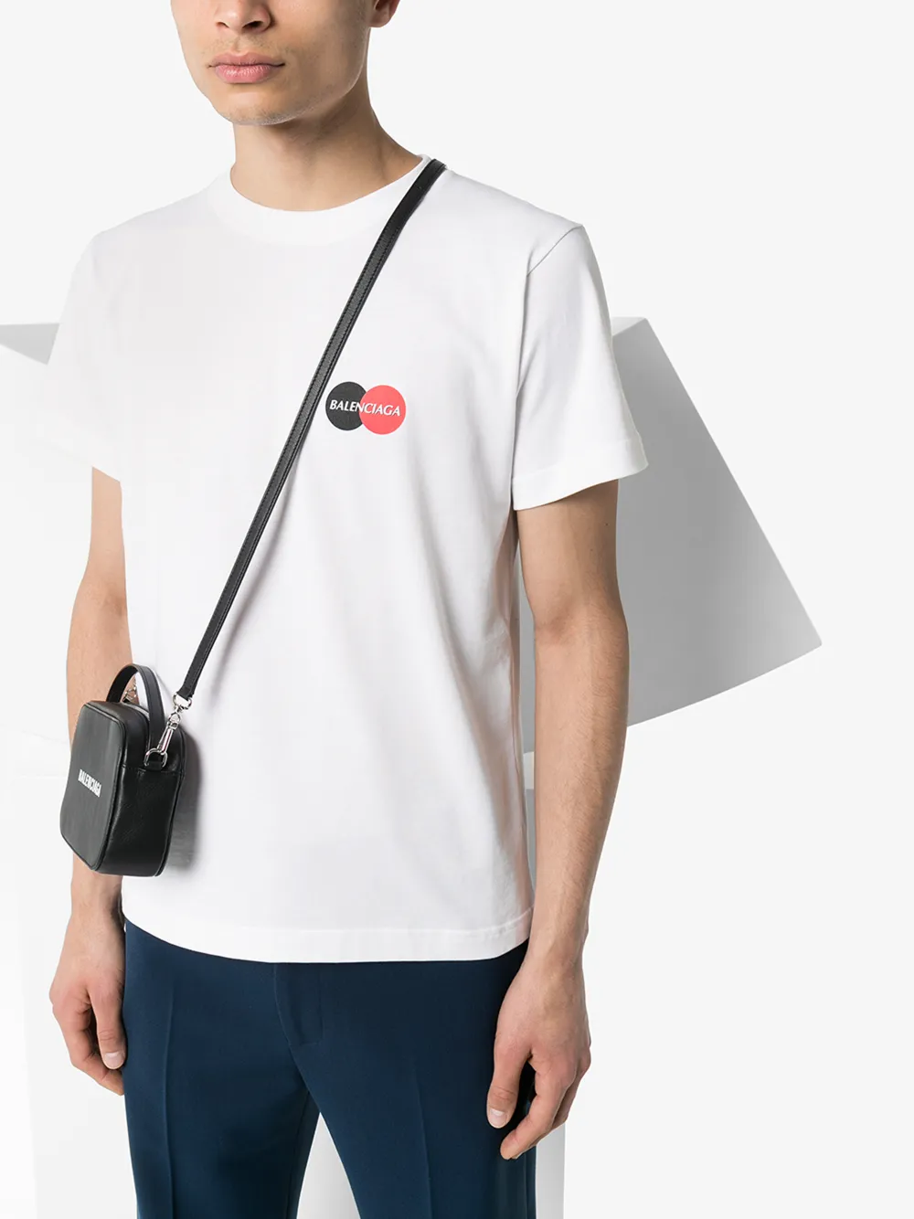 BALENCIAGA T-SHIRT MIT UNIFORM-LOGO,620967TIV7914845192