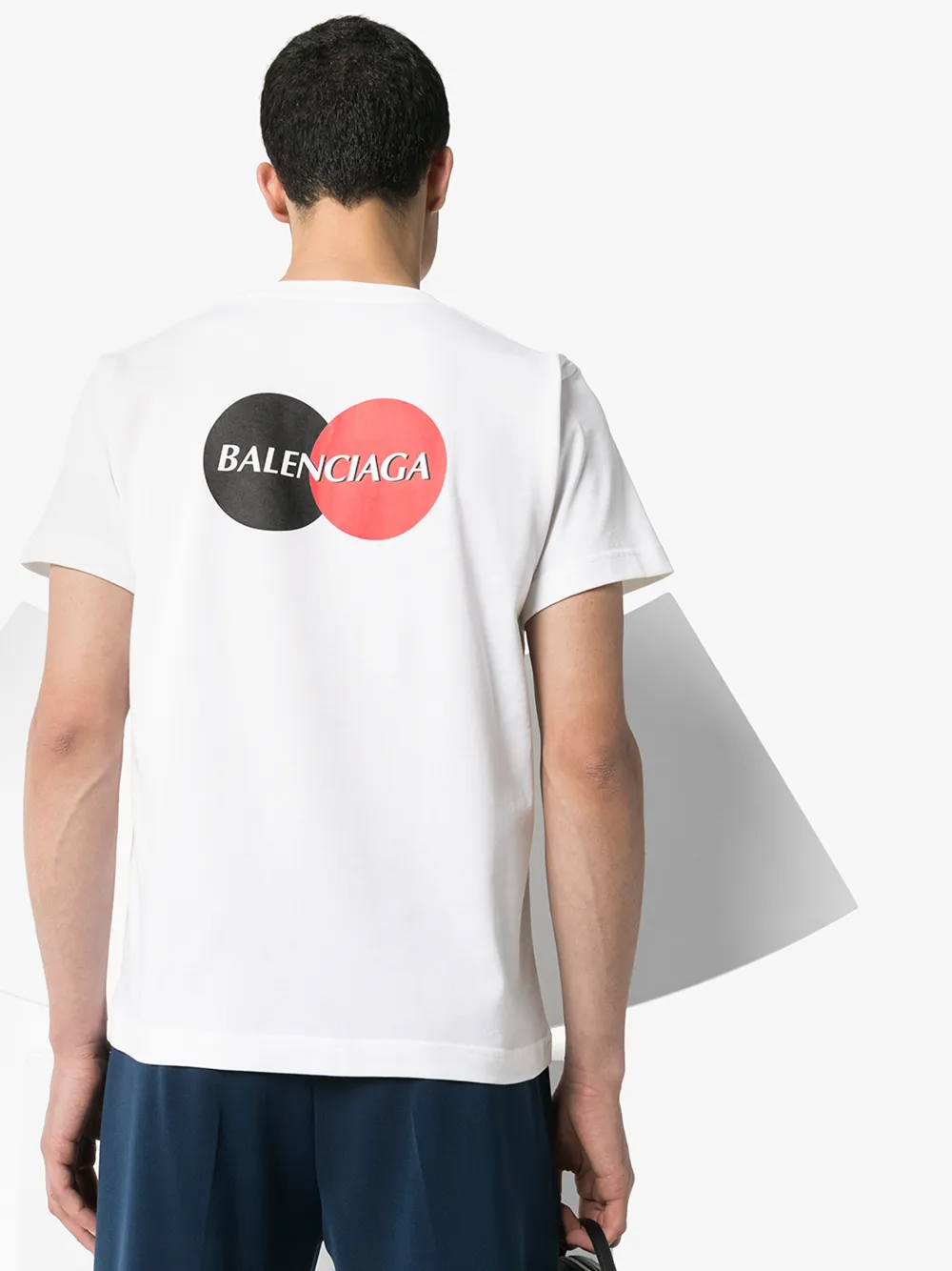 BALENCIAGA T-SHIRT MIT UNIFORM-LOGO,620967TIV7914845192