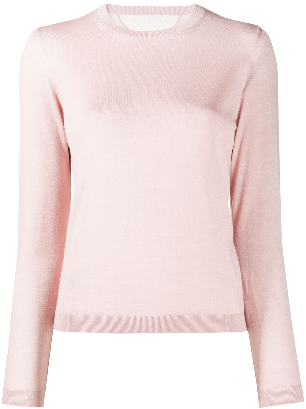 Red Valentino Round Neck Jumper In Pink