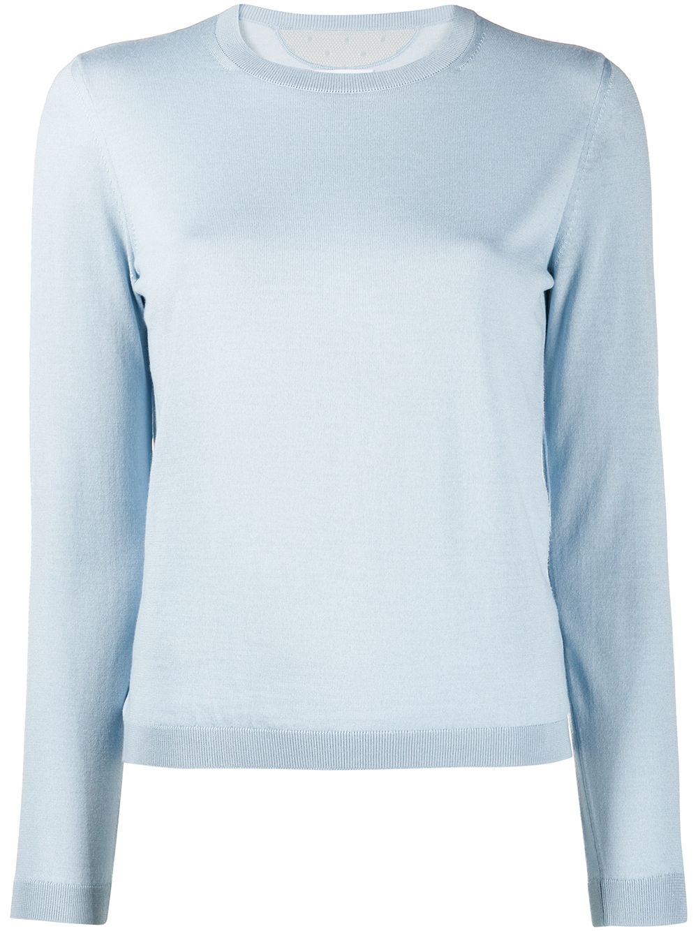 Red Valentino Round Neck Jumper In Blue