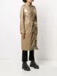 MSGM ruffle-trimmed trench coat