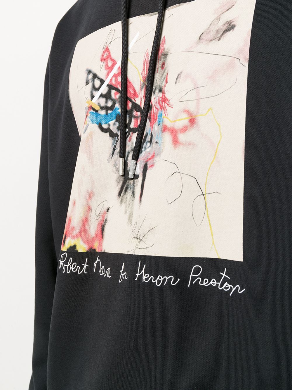 фото Heron preston x robert nava printed hoodie