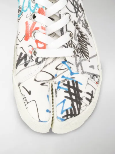 Maison Margiela Graffiti Tabi high-top 