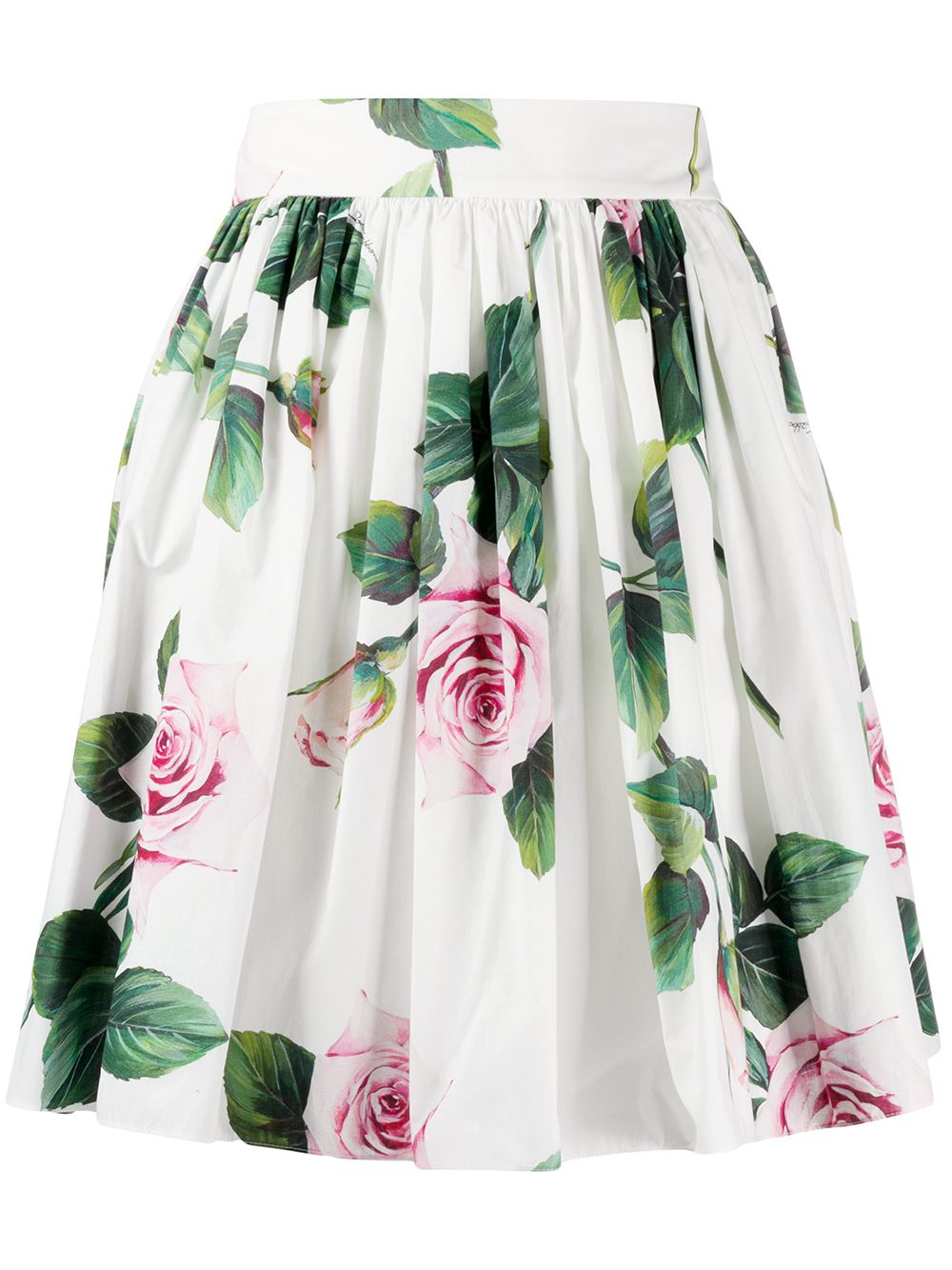 фото Dolce & gabbana юбка с цветочным принтом