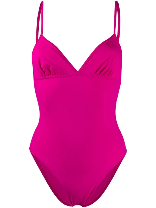 triangle top one piece swimsuit