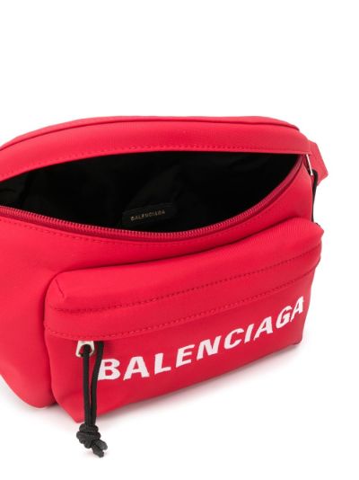 balenciaga red belt bag