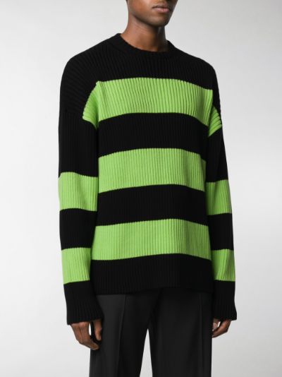 green and black balenciaga sweater