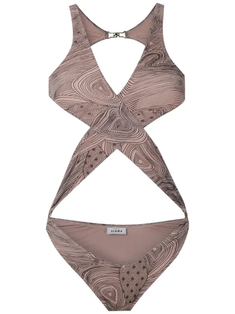 Amir Slama maillot de bain à brides croisées