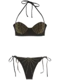 Amir Slama beaded bikini set - Black