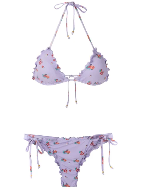 Amir Slama printed bikini set