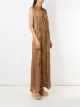 Amir Slama Blousejurk met paisley-print