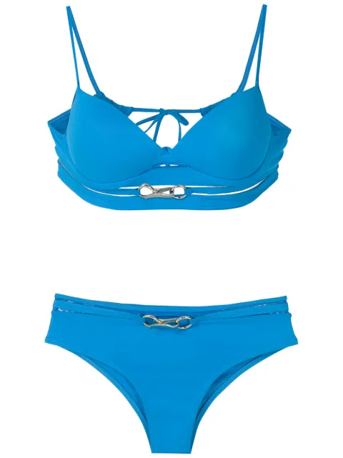 Amir Slama metallic embellishments bikini set