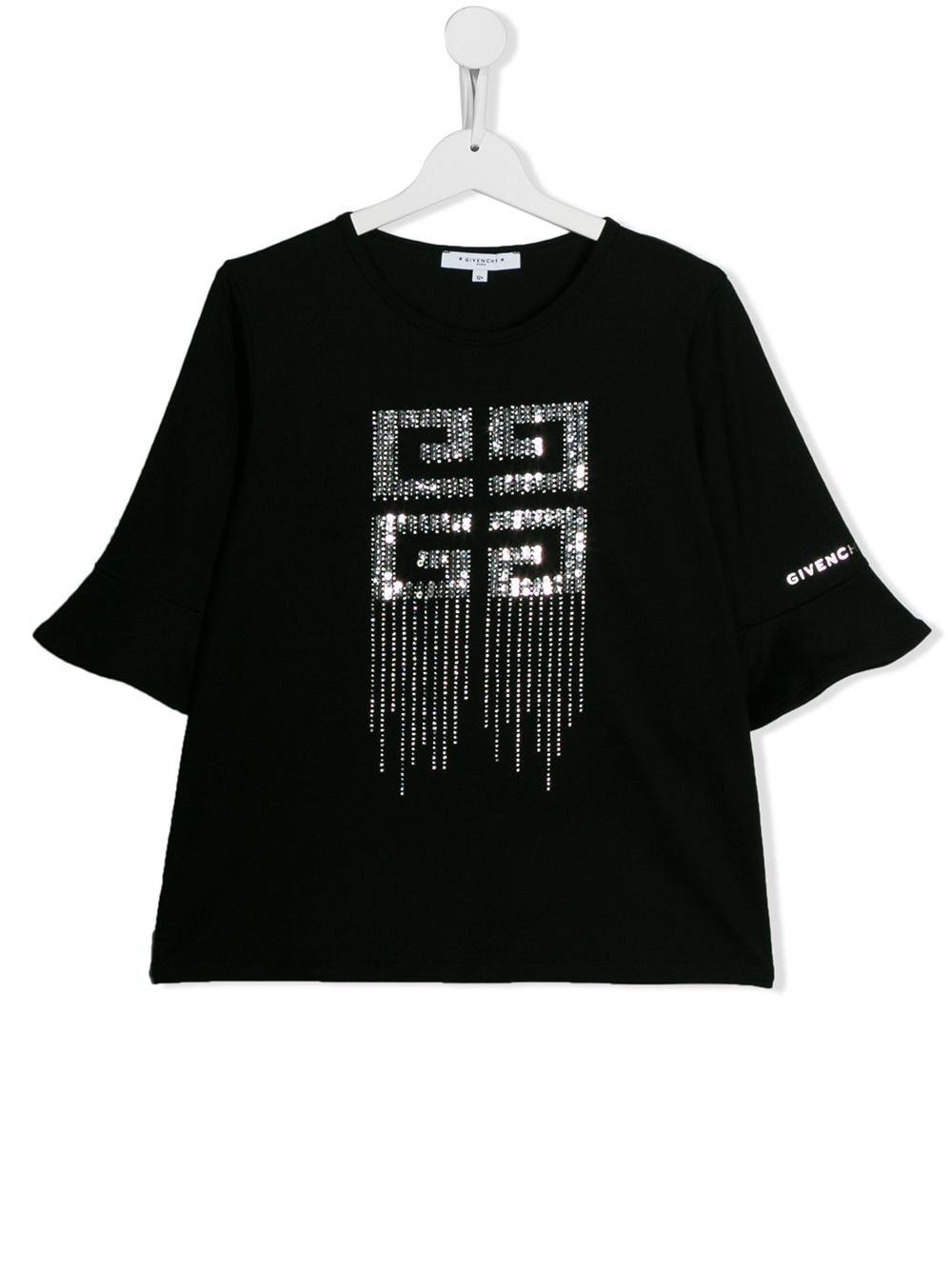 фото Givenchy kids футболка 4g с пайетками