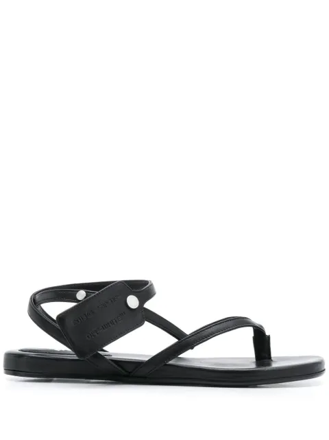 Off-White strappy flat sandals