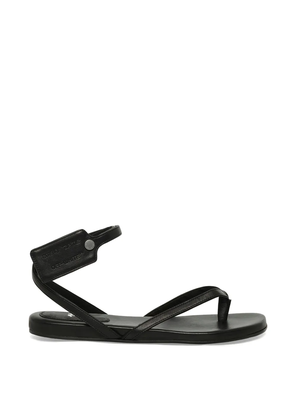 Off-White strappy flat sandals · 37