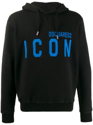 dsquared hoodie blue