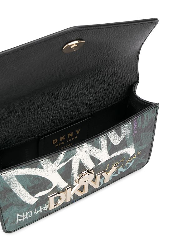 dkny graffiti crossbody