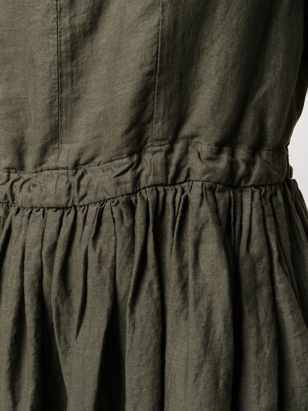 фото Aspesi платье с кулиской и v-образным вырезом