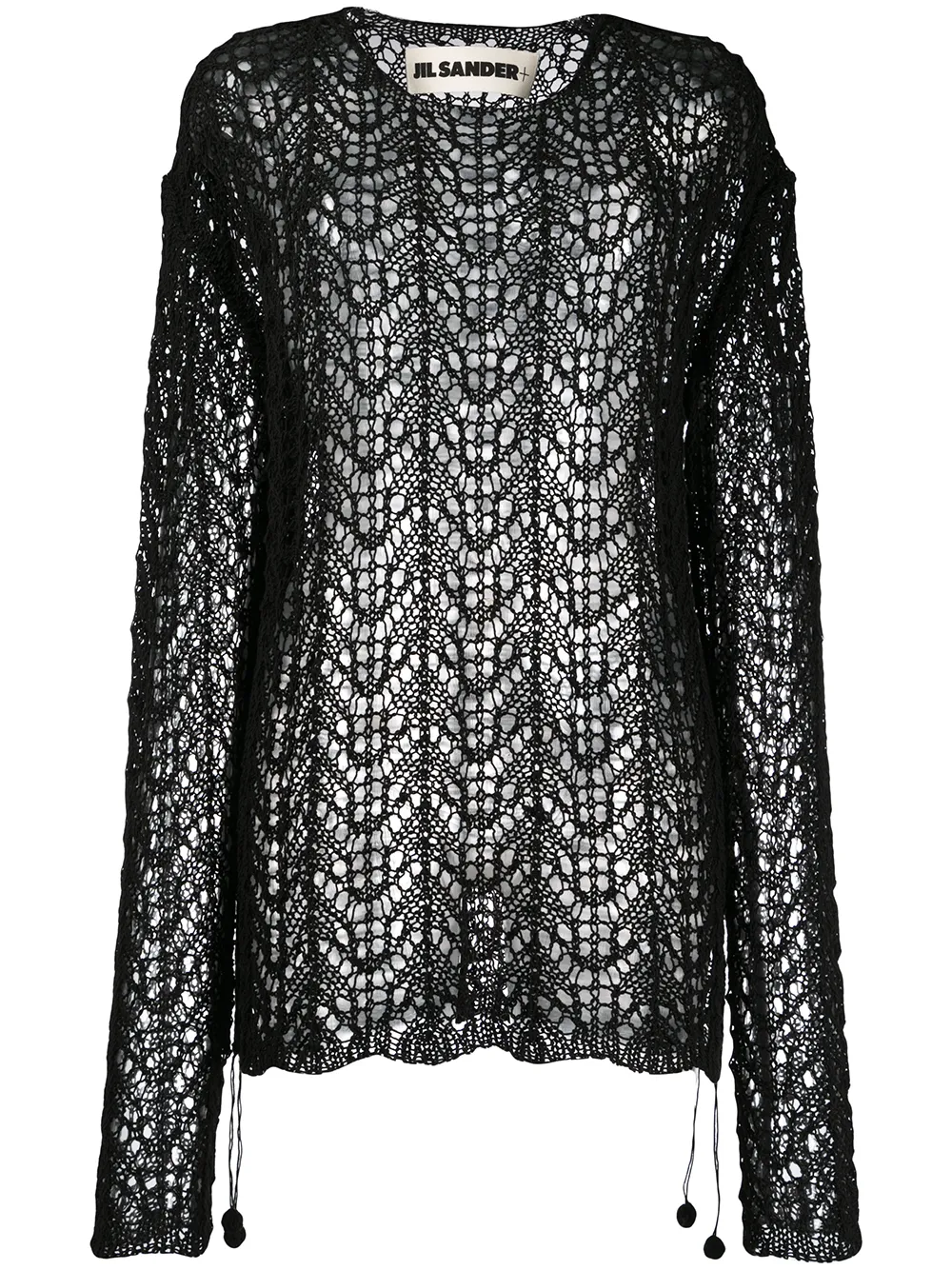 JIL SANDER LOOSE CROCHET JUMPER